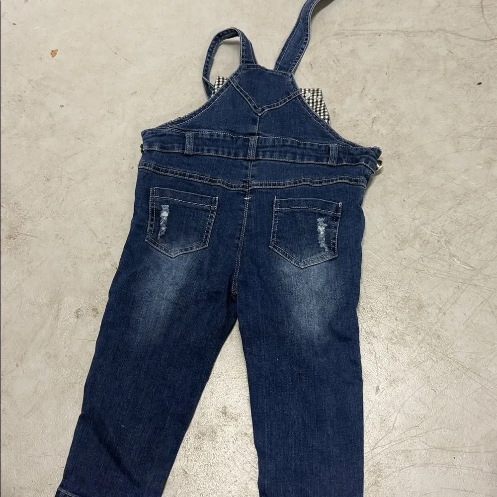 Kids Blue Denim Overalls BRAND NEW Size 2-3 Years Kids Jean Pant Overall Stretch
